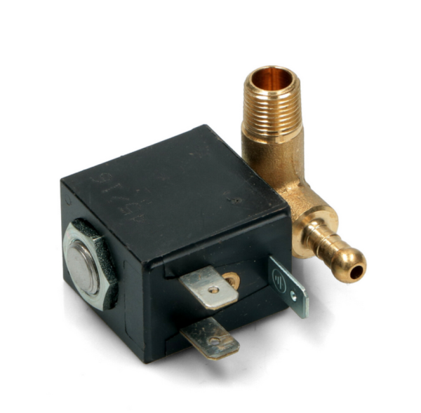 ELETTROVALVOLA 90° RACCORDO MASCHIO SX 1/8'' UNIVERSALE PER FERRO DA STIRO OLAB