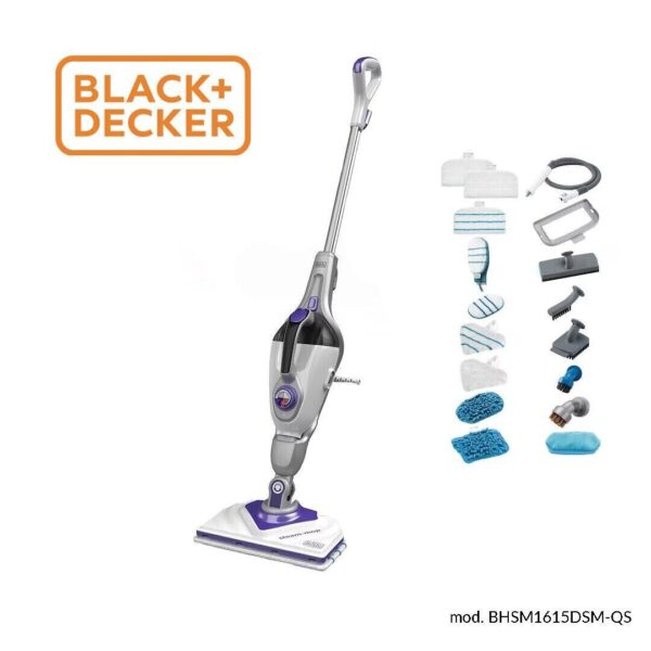LAVAPAVIMENTI SCOPA VAPORE STEAM-MOP BLACK & DECKER BHSM1615DSM-QS 1600W