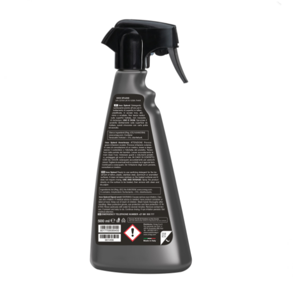 SMEG Detergente sanitizzante spray per superfici in acciaio a contatto con gli alimenti