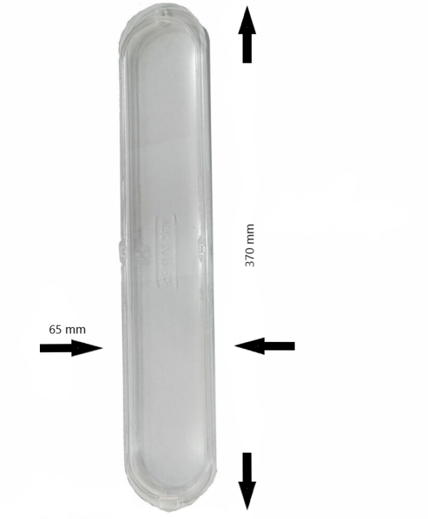 Plafoniera per Cappa Elica o Whirlpool 370x65mm AKR683WH1 AKR683GY1 AKR628WH