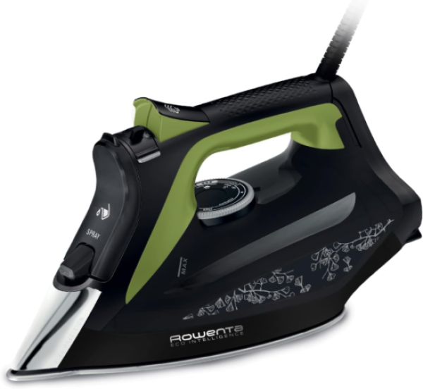 Rowenta DW6330D1 Eco Intelligence Ferro a Vapore, Distribuzione Ottimale del Vapore, 2500 W