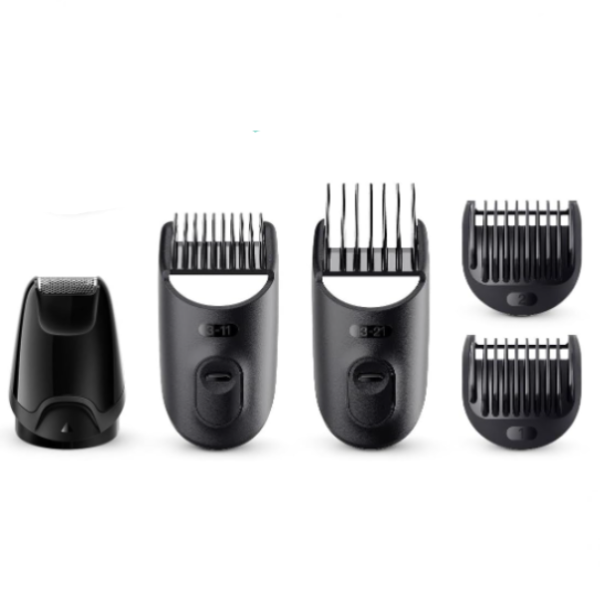 Braun Regolabarba Tagliacapelli Uomo, Rasoio Elettrico Barba e Capelli, 6-In-1 Styling Kit Ideale Per Barba e Capelli