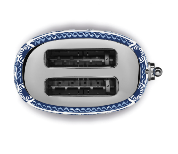 Smeg e Dolce&Gabbana Tostapane a 2 fette Blu Mediterraneo