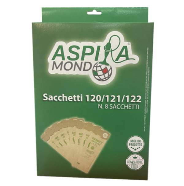 SACCHETTI FOLLETTO VK120 VK121 VK122 COMPATIBILI DI PRIMA QUALITA'