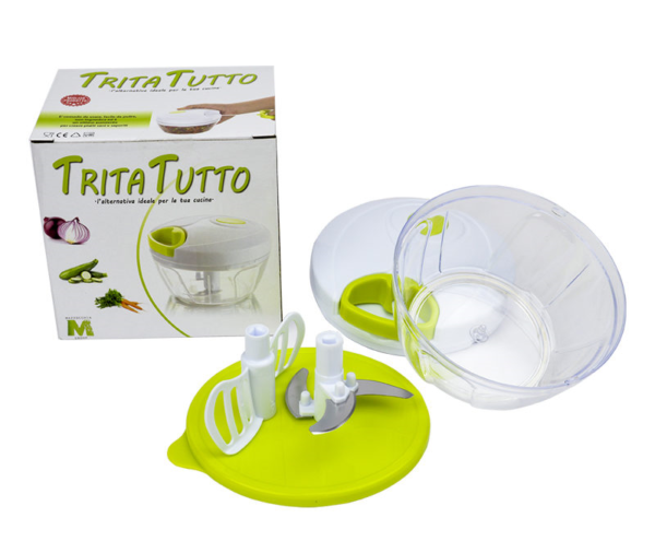 TRITATUTTO MANUALE PER SMINUZZARE VERDURE, FRUTTA SECCA E TANTO ALTRO