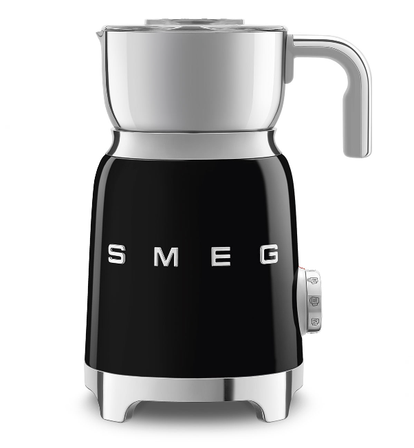 SMEG Montalatte Nero Estetica 50's Style