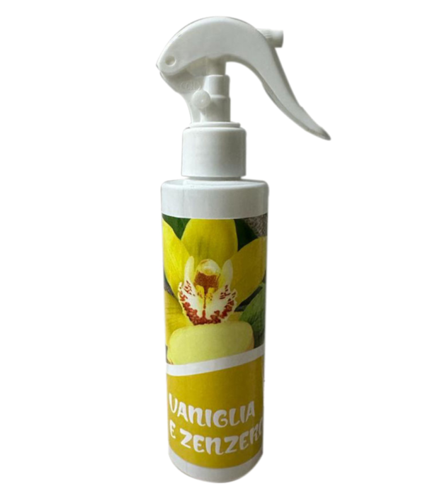PROFUMATORE AMBIENTE IMBOTTITI TENDE E TESSUTI FRAGRANZA VANIGLIA E ZENZERO
