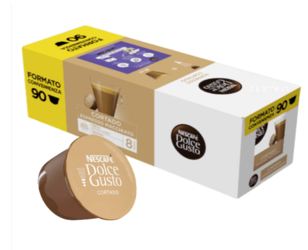 DOLCE GUSTO ESPRESSO CORTADO FORMATO CONVENIENZA DA 90 CAPSULE