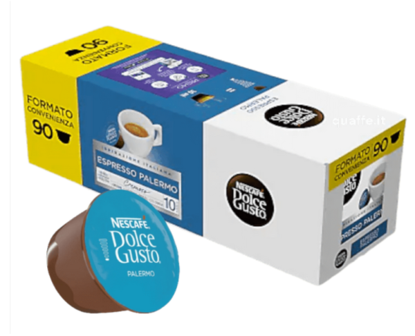 DOLCE GUSTO ESPRESSO PALERMO  FORMATO CONVENIENZA DA 90 CAPSULE
