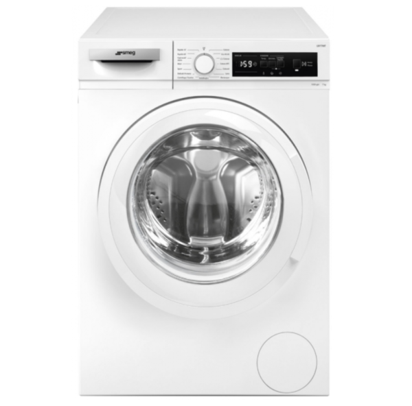 SMEG Lavatrice a Carica Frontale Libera Installazione Capacità 7 Kg Classe Energetica D Bianco LBS72T1