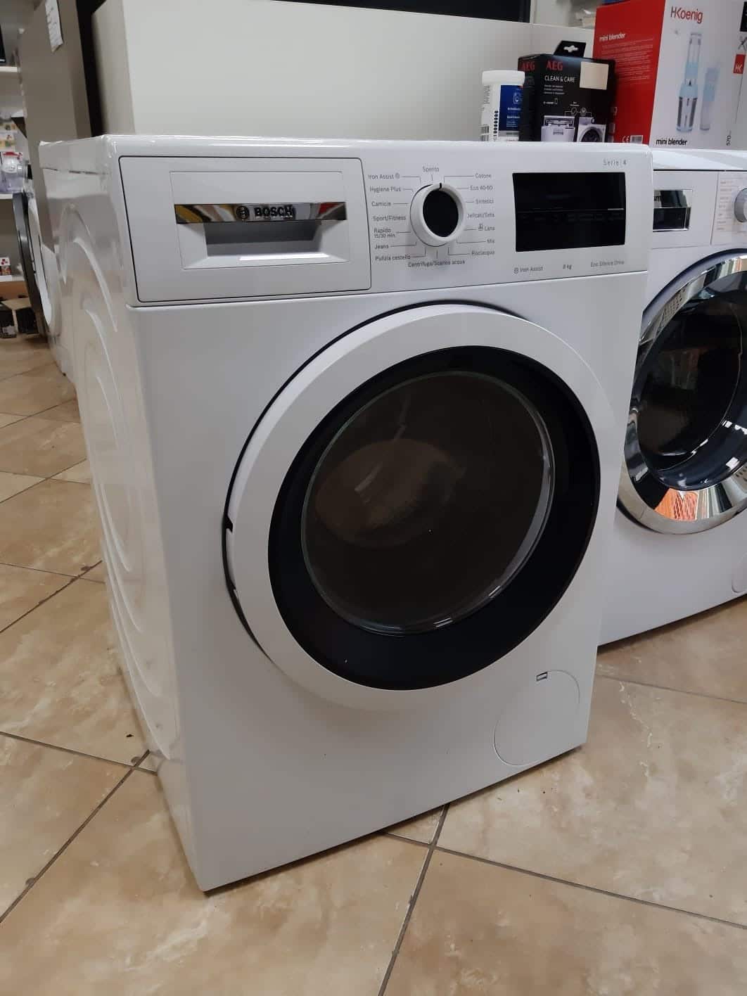 LAVATRICE  BOSCH SERIE 4  DA 8 KG INVERTER CLASSE A